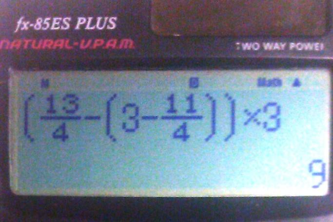 2 Praktická část 2.1 Výpočet na kalkulačce Jako první příklad jsem vybrala cvičení z naší učebnice matematiky na straně 28 příklad 1c).