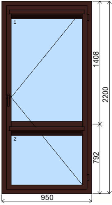 jako vstup do zahrady nebo na terasu), 7-mi komorový PRIME 93 (nízkoenergetická okna ve třídě A se stavební