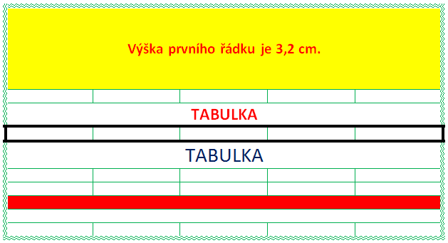 Vytvořte tabulku o 10 řádcích a 5 sloupcích.