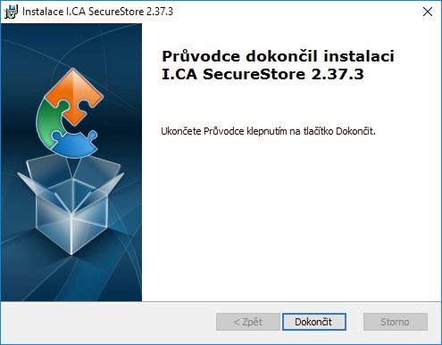 Krok Dokončení instalace Před dokončením instalace jste upozorněni na nutnost instalace aplikace Java ze zobrazené adresy (platí pouze pro použití prohlížeče Internet Explorer).