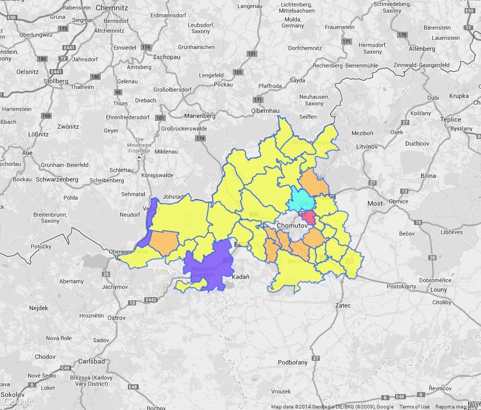 2.1.3.3. Vzdělanostní struktura obyvatelstva Obrázek 7 - hustota obyvatelstva území MAS SZK podle obcí http://www.czso.