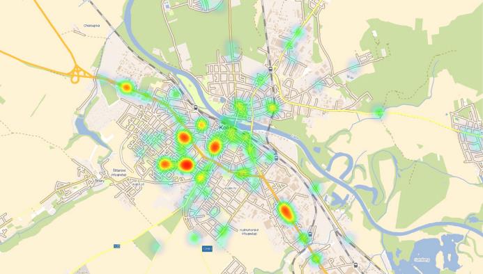 Lokalizovaná data se denně načítají do mapového serveru města, díky kterému si mohou uživatelé prohlížet situaci v jakékoli části města. Nově vyvíjená verze portálu přinese možnost vytváření tzv.