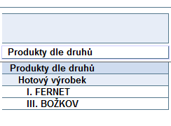 Specifické pohledy v BNS Modul s denními prodeji Umožňuje exaktní analýzu daných