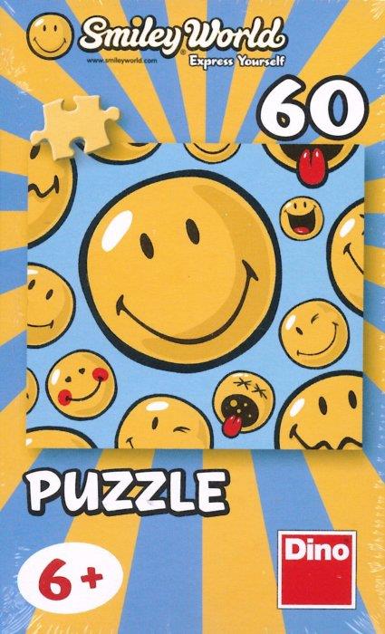 Počet dílků: 60 dílků Mini-Puzzle Smiley World: Smajlík (baleno v malé krabičce) ze série