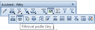 Instalace, základy Přehled o uživatelské ploše 17 Plovoucí panely nástrojů Symboly, u kterých je vpravo dole znázorněn malý černý trojúhelník, jsou tzv.
