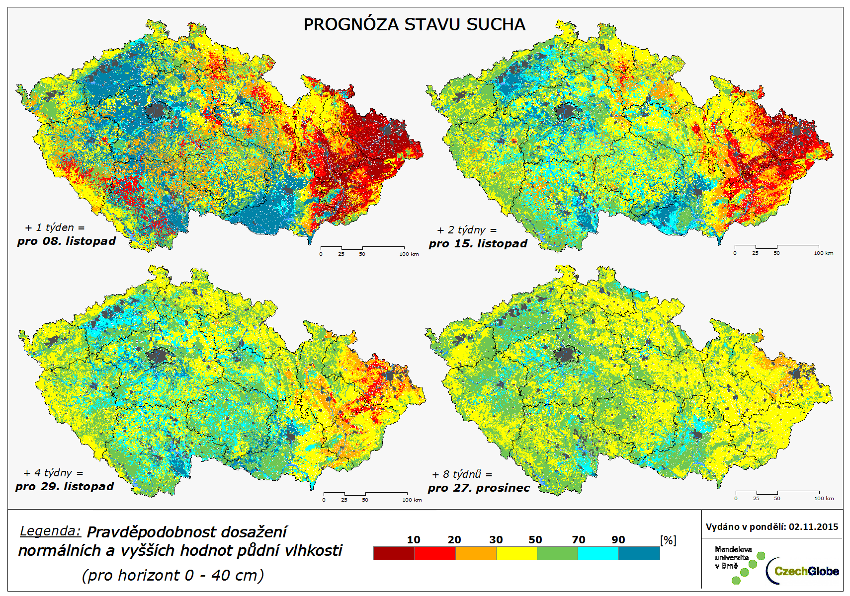 Příklad klimatologické prognózy