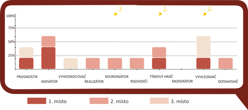 TÝMOVÝ PROFIL NEPREFEROVANĚJŠÍ ROLE V TÝMU (1.-3.