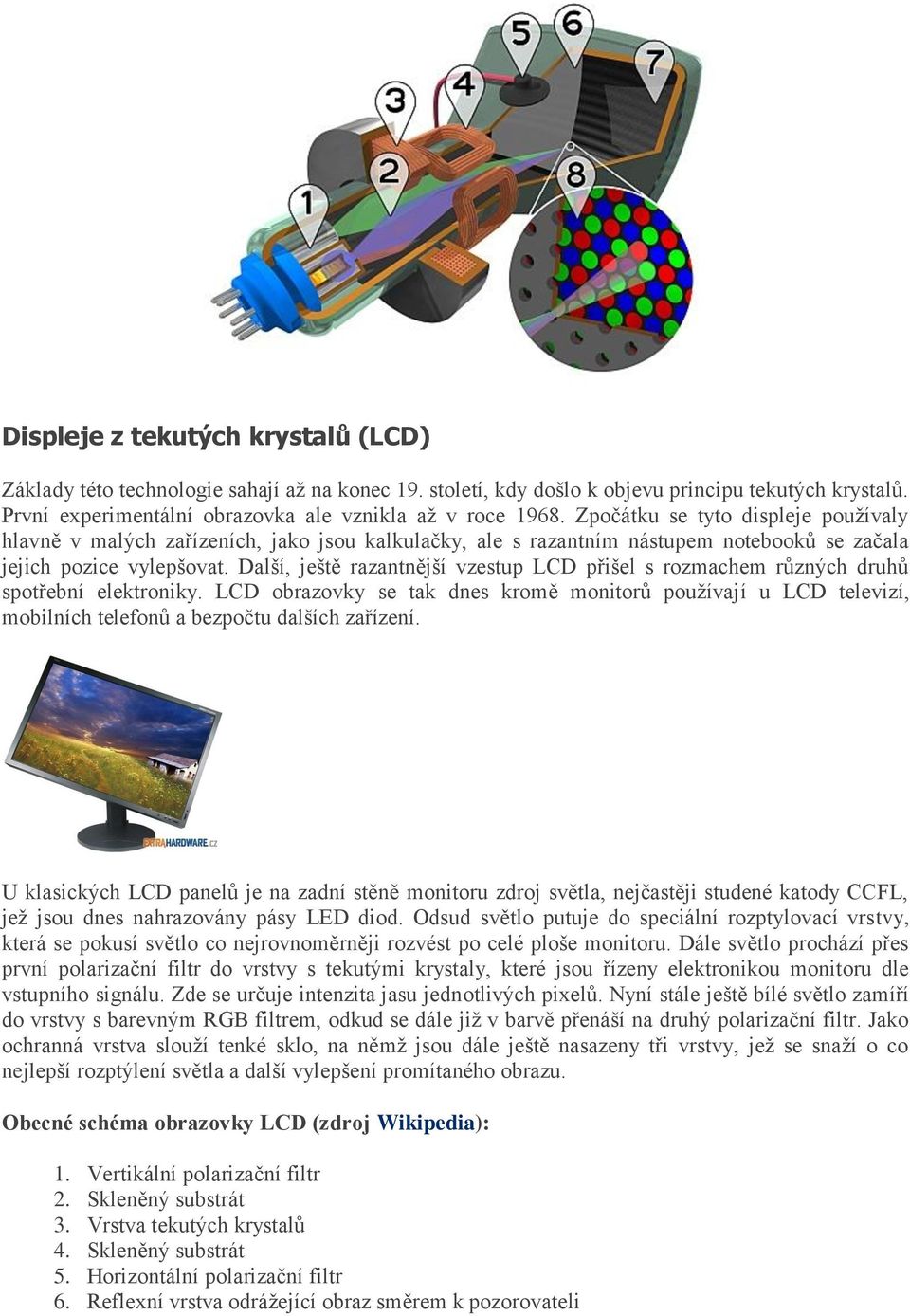 Další, ještě razantnější vzestup LCD přišel s rozmachem různých druhů spotřební elektroniky.