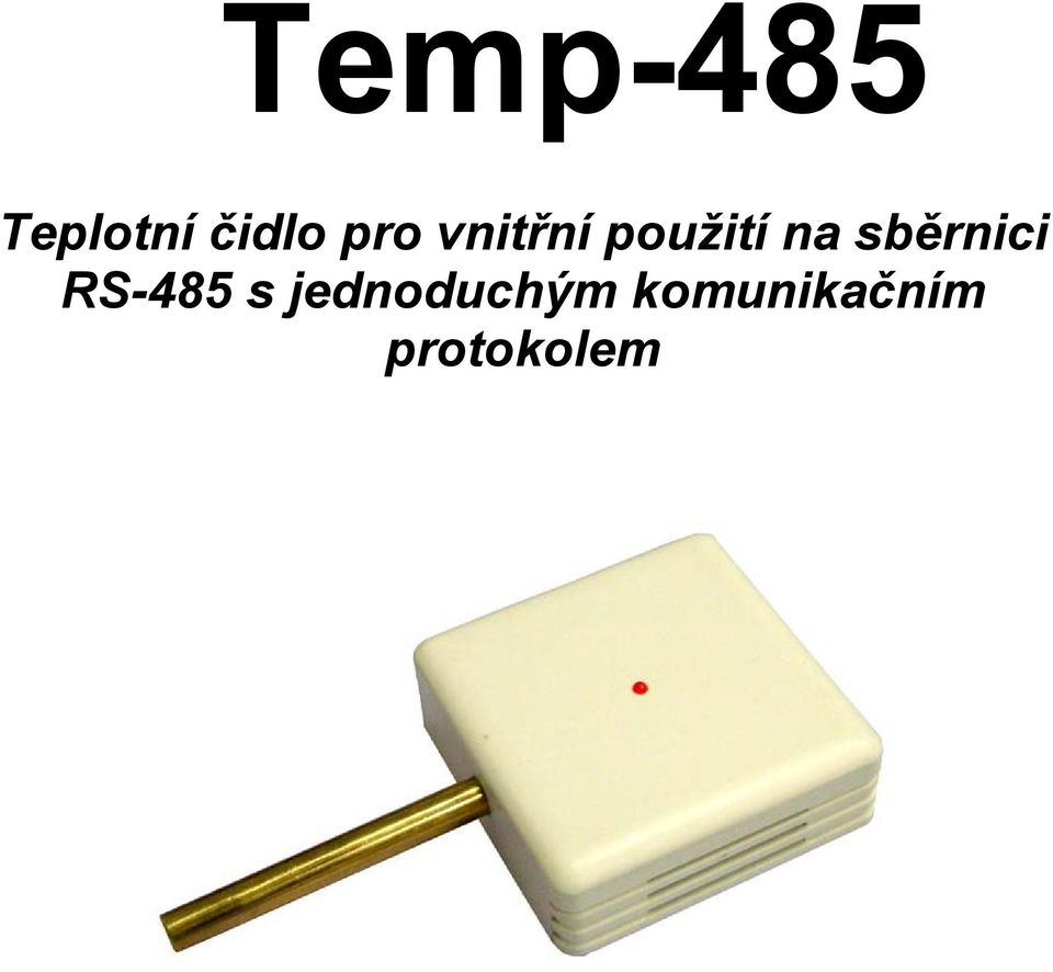 sběrnici RS-485 s