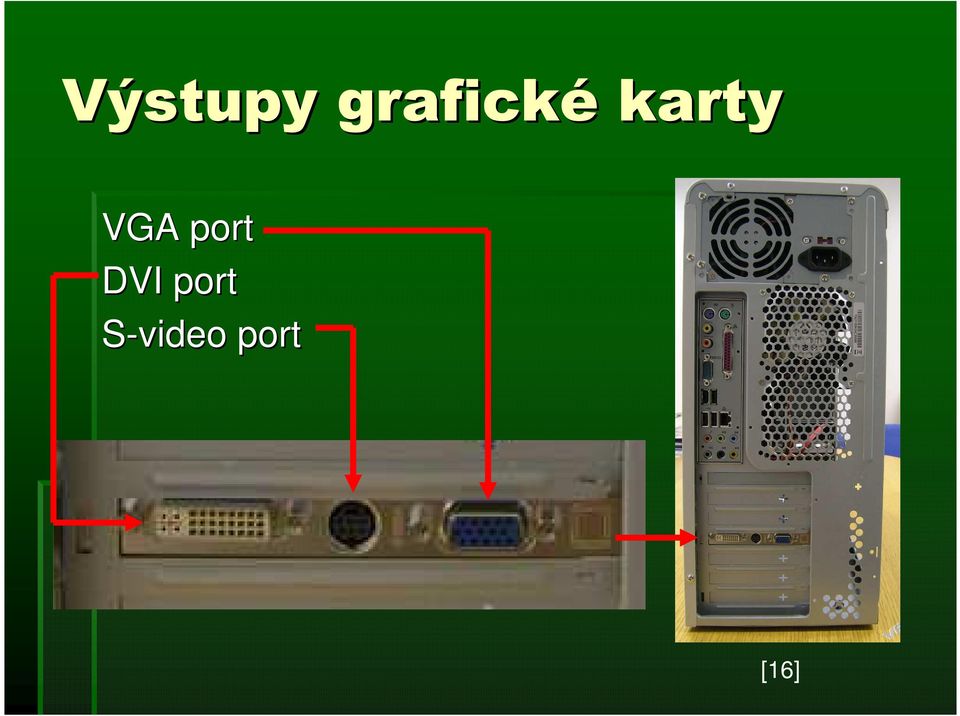VGA port DVI