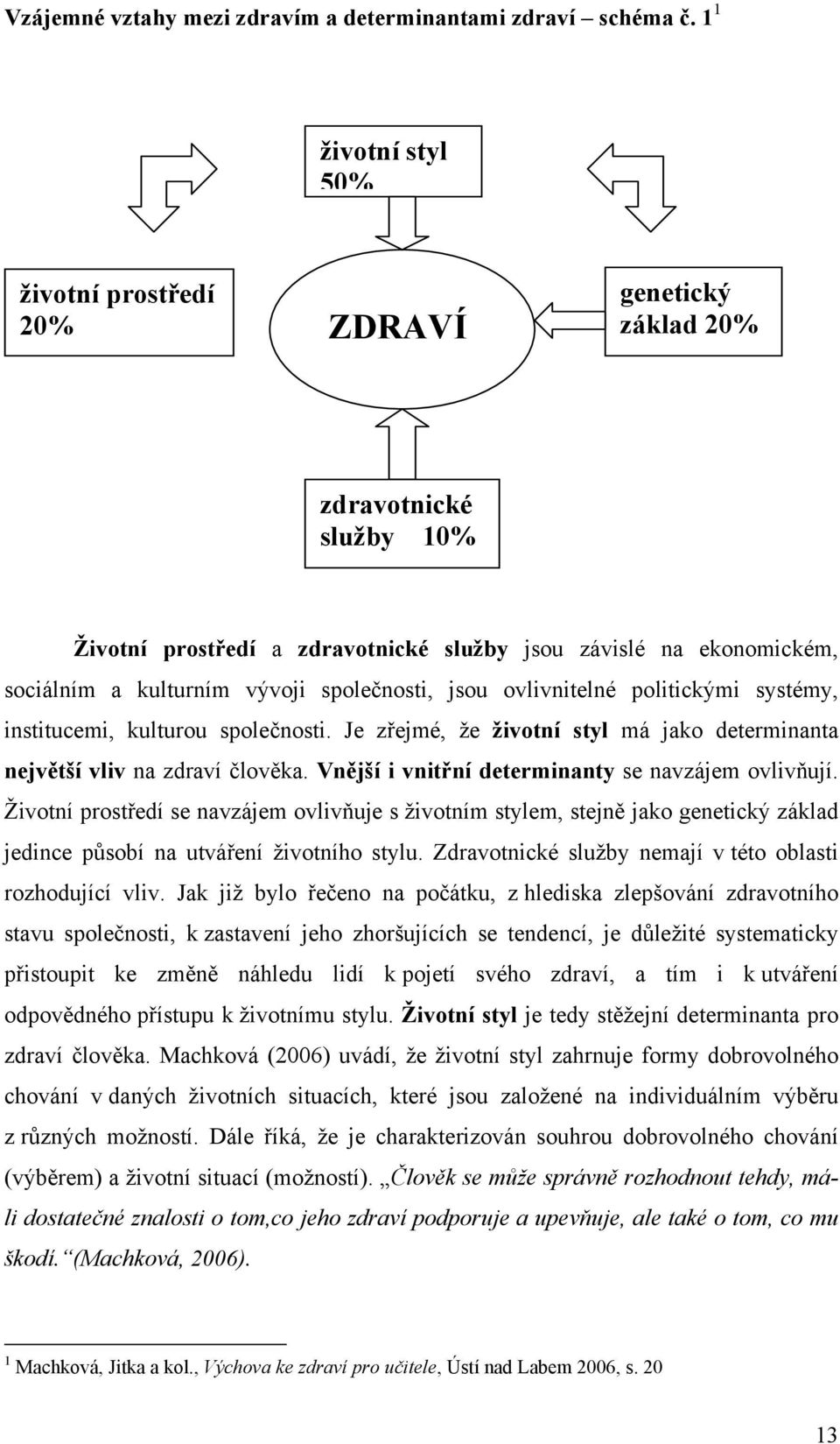 společnosti, jsou ovlivnitelné politickými systémy, institucemi, kulturou společnosti. Je zřejmé, že životní styl má jako determinanta největší vliv na zdraví člověka.