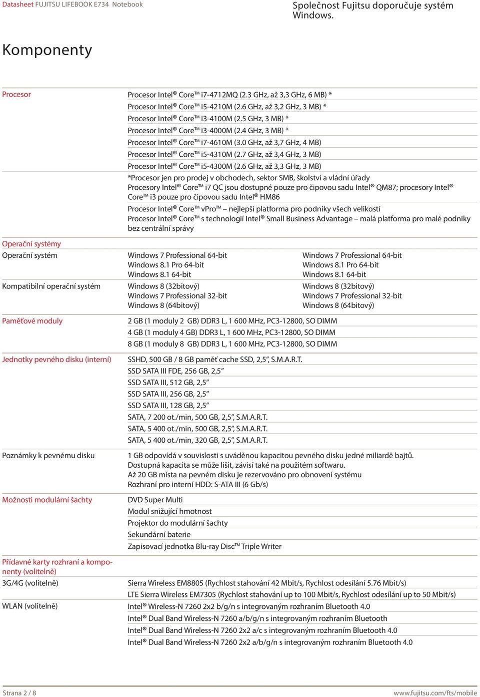 7 GHz, až 3,4 GHz, 3 MB) Procesor Intel Core i5-4300m (2.