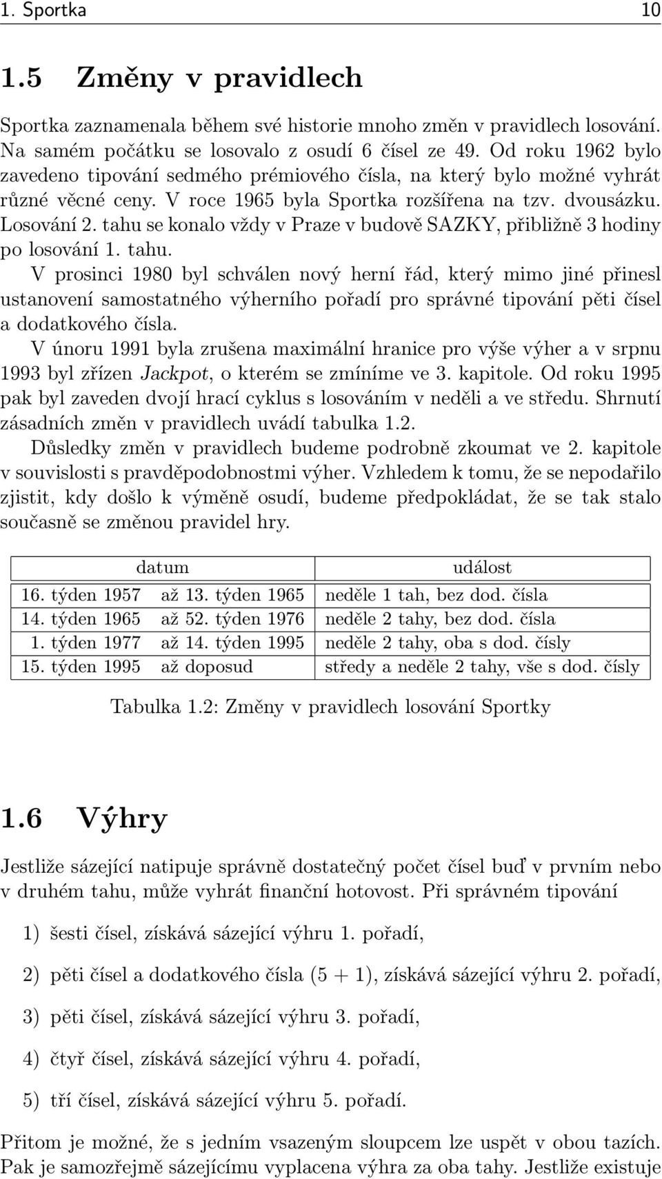 tahu se konalo vždy v Praze v budově SAZKY, přibližně 3 hodiny po losování 1. tahu.