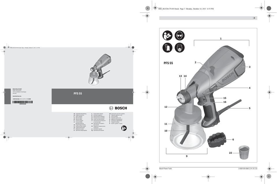 ) PS / 209 EURO 16 12 de en fr es pt it nl Originalbetriebsanleitung Original instructions Notice originale Manual original Manual original Istruzioni originali Oorspronkelijke gebruiksaanwijzing da