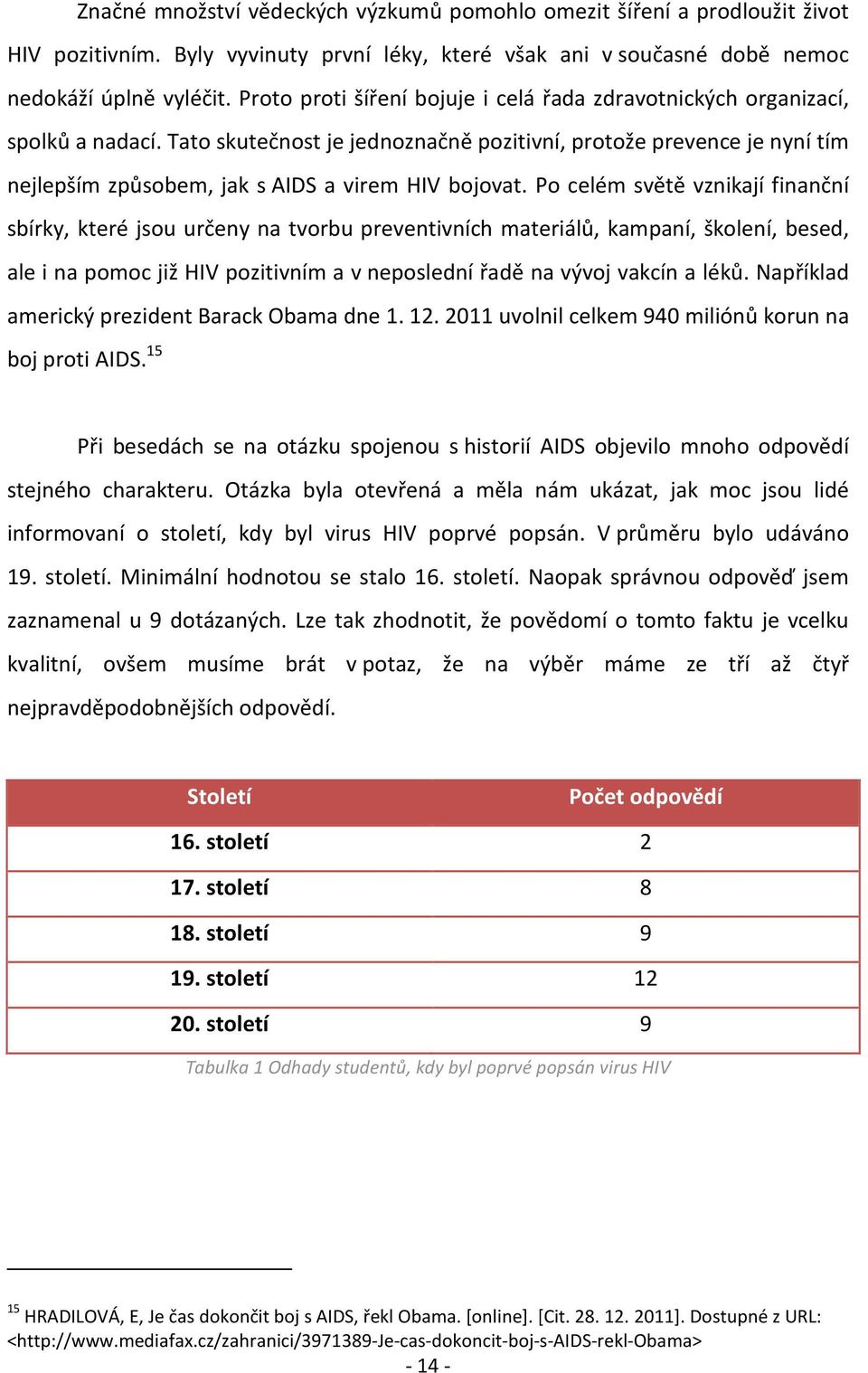 Tato skutečnost je jednoznačně pozitivní, protože prevence je nyní tím nejlepším způsobem, jak s AIDS a virem HIV bojovat.