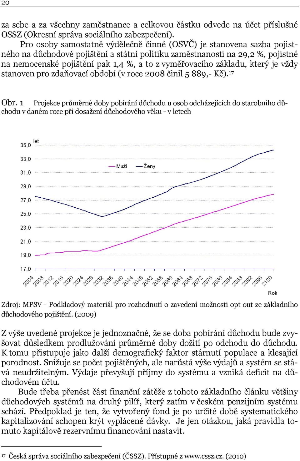 vyměřovacího základu, který je vždy stanoven pro zdaňovací období (v roce 2008 činil 5 889,- Kč). 17 Obr.