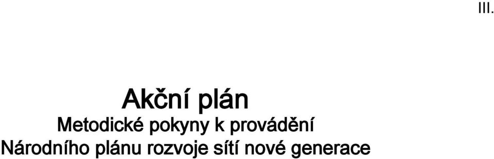 Národního plánu