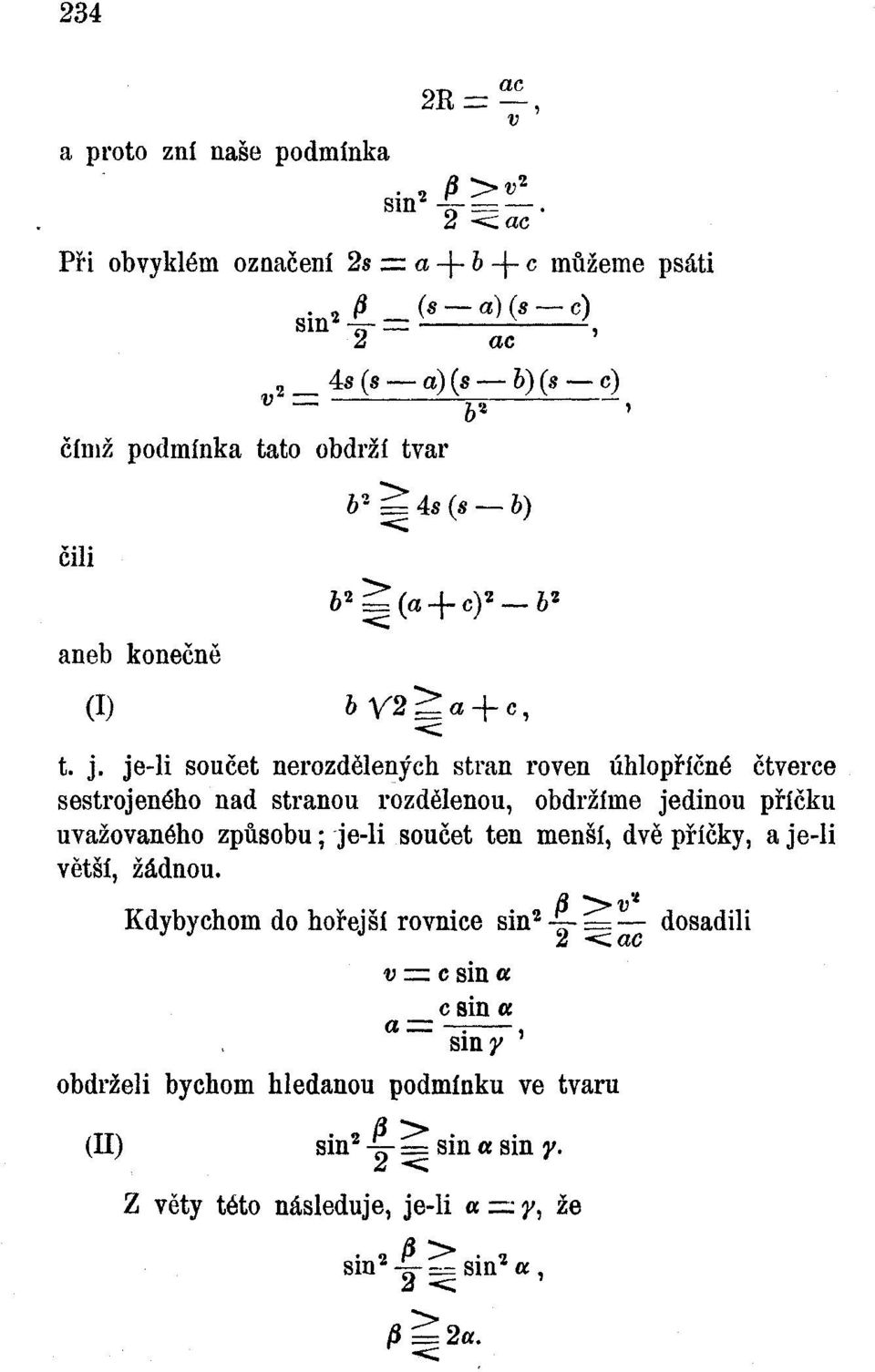 bv2>a + c, -<: t. j.