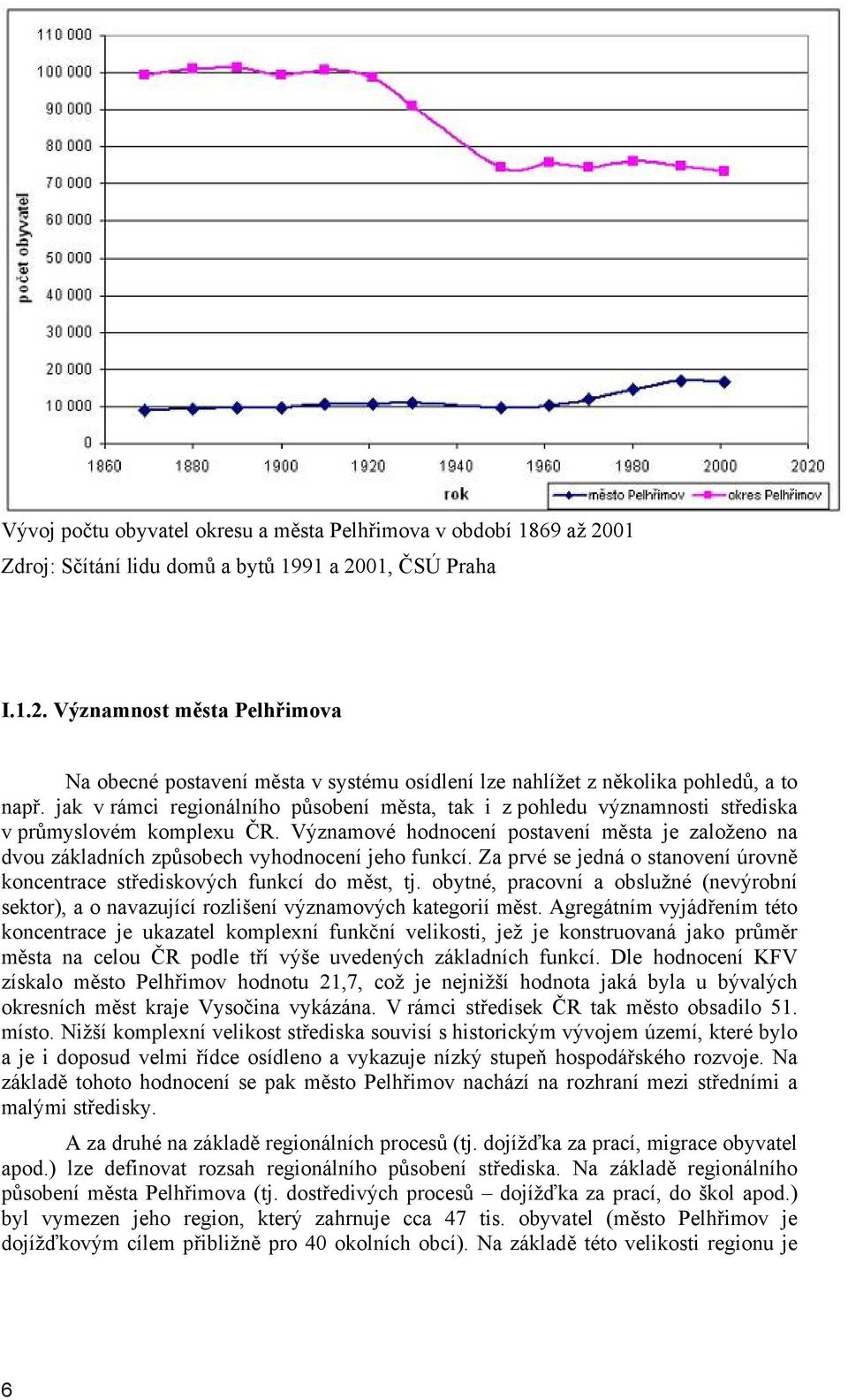 Významové hodnocení postavení města je založeno na dvou základních způsobech vyhodnocení jeho funkcí. Za prvé se jedná o stanovení úrovně koncentrace střediskových funkcí do měst, tj.