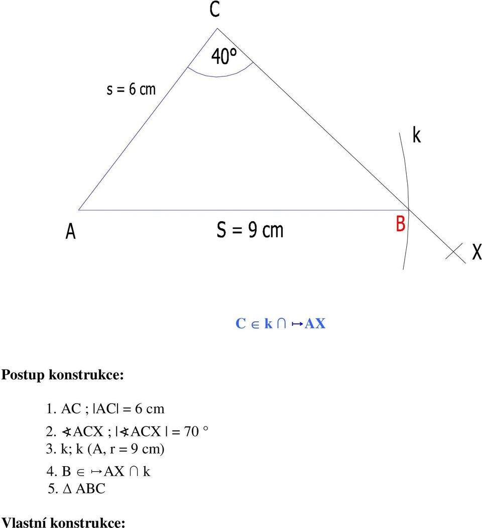 ACX ; ACX = 70 3.