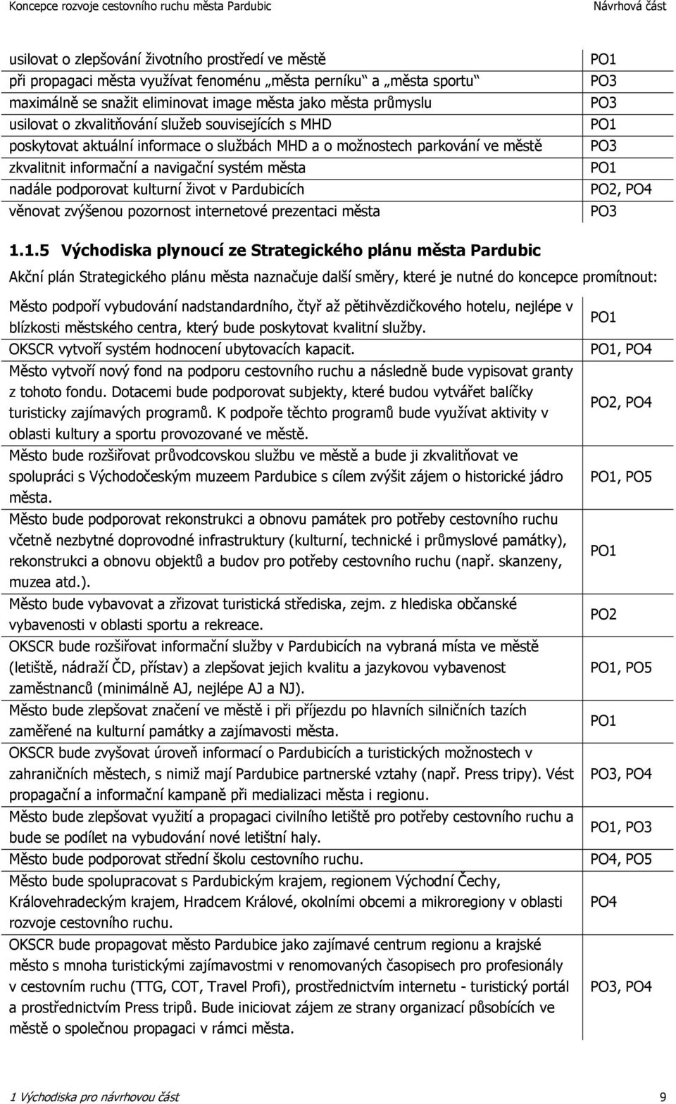 v Pardubicích věnovat zvýšenou pozornost internetové prezentaci města PO1 