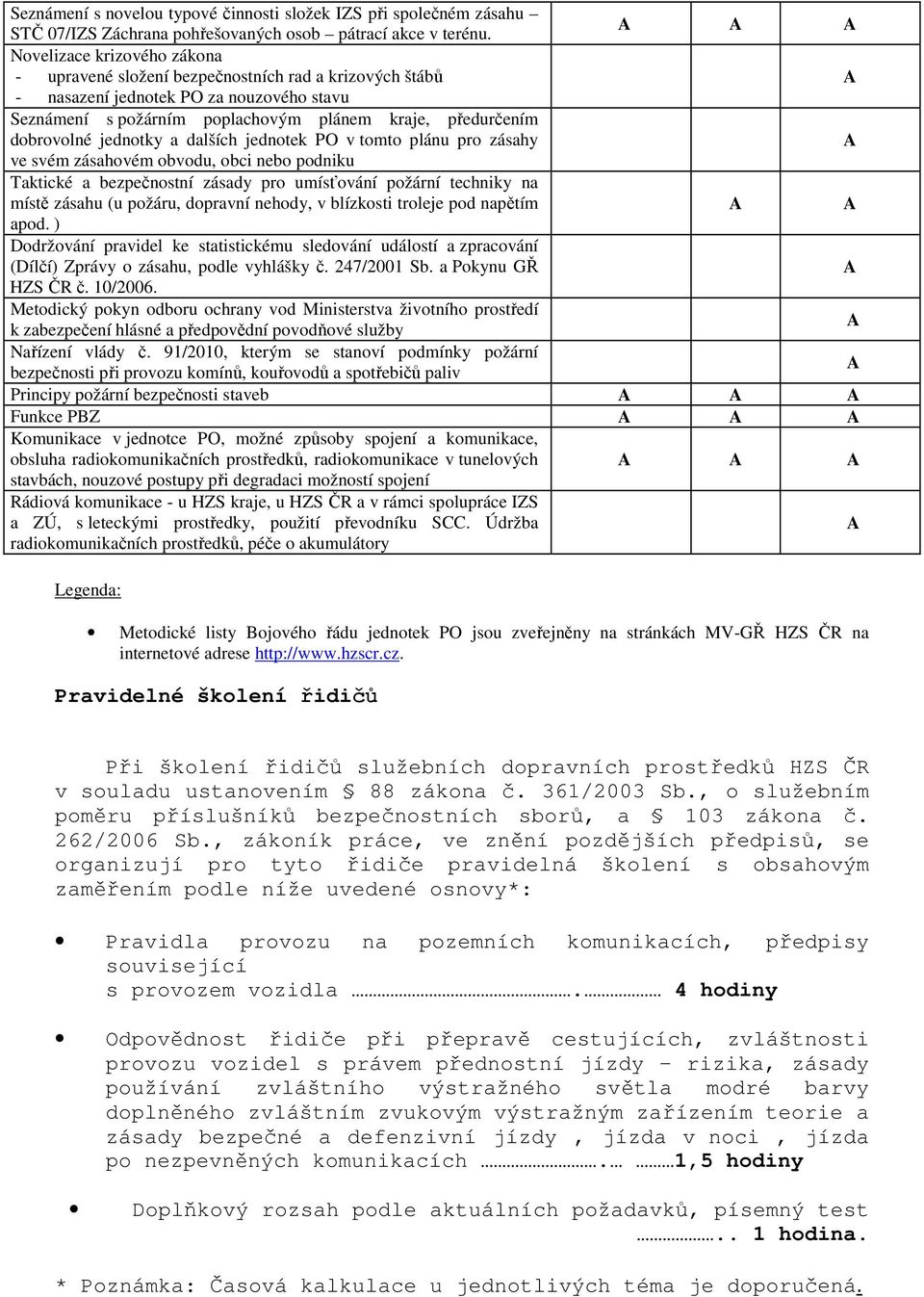 jednotky a dalších jednotek PO v tomto plánu pro zásahy ve svém zásahovém obvodu, obci nebo podniku Taktické a bezpečnostní zásady pro umísťování požární techniky na místě zásahu (u požáru, dopravní