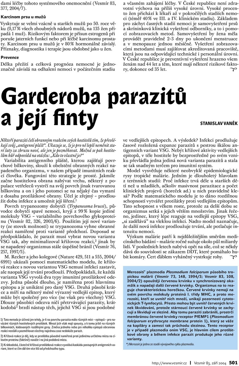 Karcinom prsu u mužů je v 80 % hormonálně závislý. Příznaky, diagnostika i terapie jsou obdobné jako u žen.