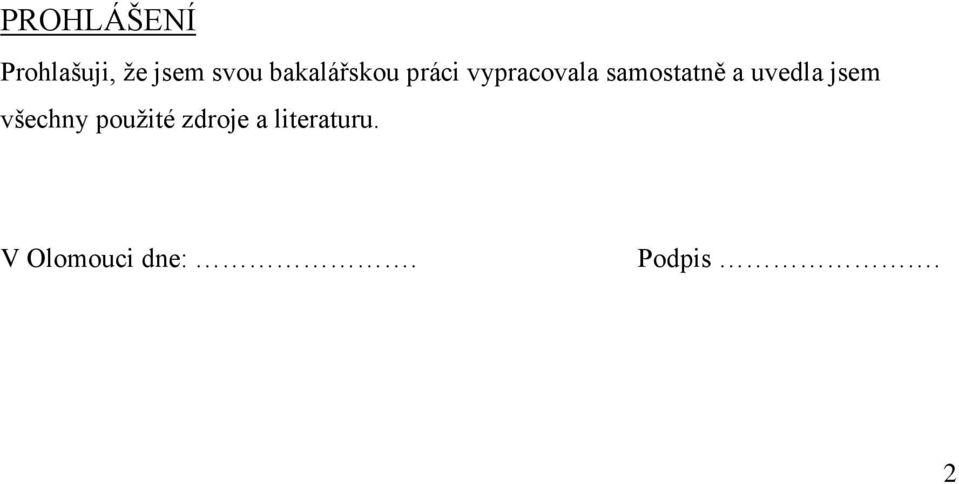 samostatně a uvedla jsem všechny