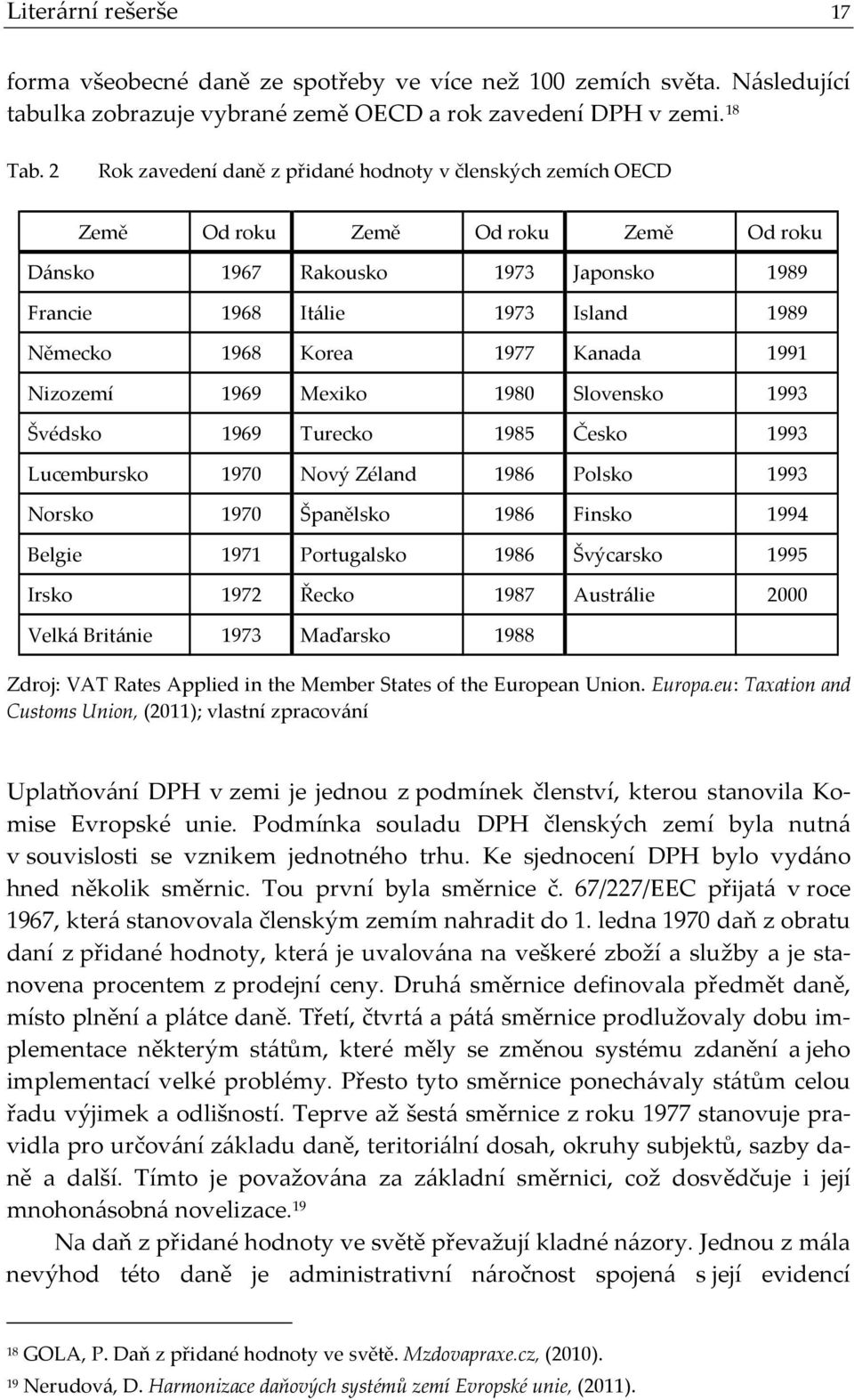 1977 Kanada 1991 Nizozemí 1969 Mexiko 1980 Slovensko 1993 Švédsko 1969 Turecko 1985 Česko 1993 Lucembursko 1970 Nový Zéland 1986 Polsko 1993 Norsko 1970 Španělsko 1986 Finsko 1994 Belgie 1971