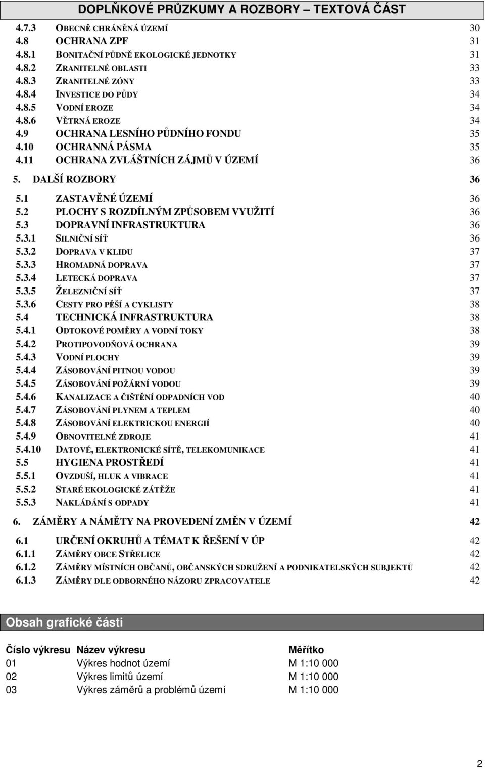 3 DOPRAVNÍ INFRASTRUKTURA 36 5.3.1 SILNIČNÍ SÍŤ 36 5.3.2 DOPRAVA V KLIDU 37 5.3.3 HROMADNÁ DOPRAVA 37 5.3.4 LETECKÁ DOPRAVA 37 5.3.5 ŽELEZNIČNÍ SÍŤ 37 5.3.6 CESTY PRO PĚŠÍ A CYKLISTY 38 5.