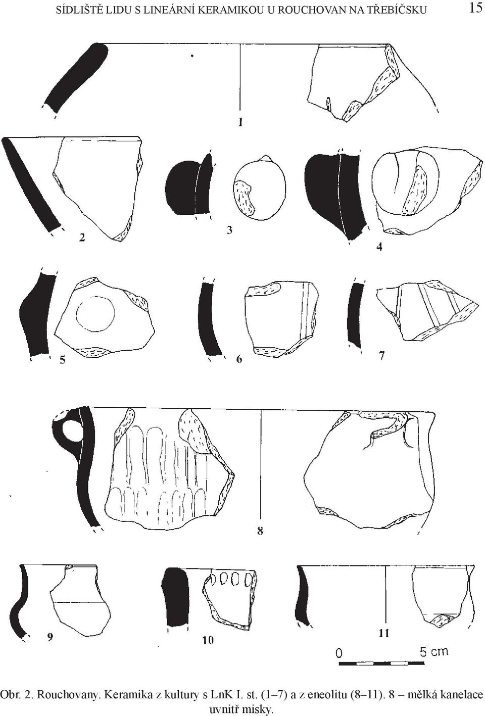 Rouchovany. Keramika z kultury s LnK I. st.