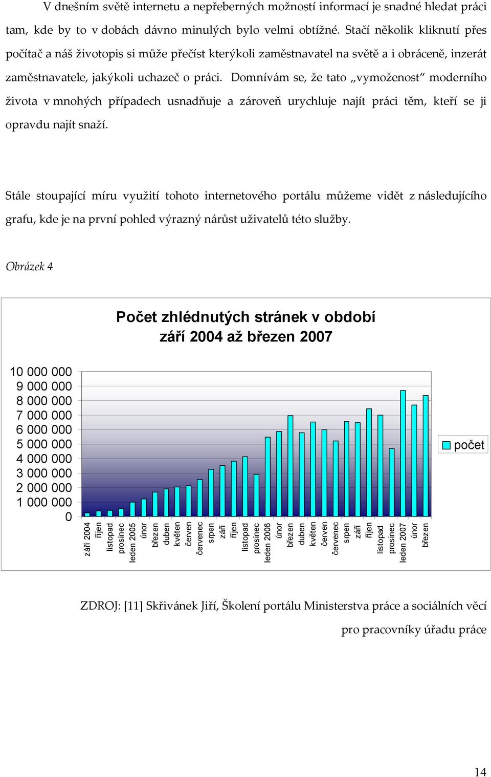 Domnívám se, že tato vymoženost moderního života v mnohých případech usnadňuje a zároveň urychluje najít práci těm, kteří se ji opravdu najít snaží.