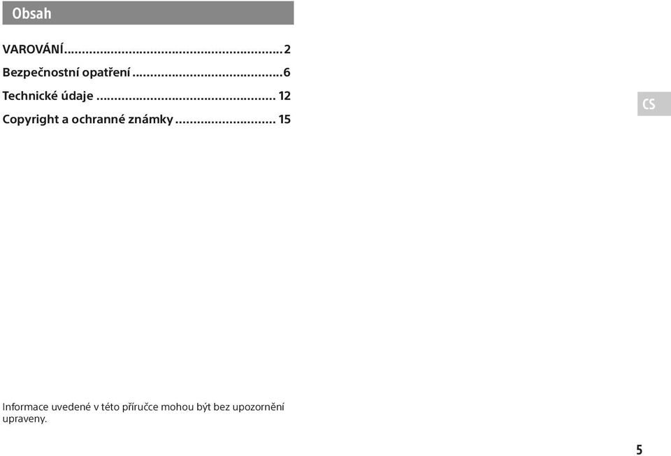 .. 12 Copyright a ochranné známky.
