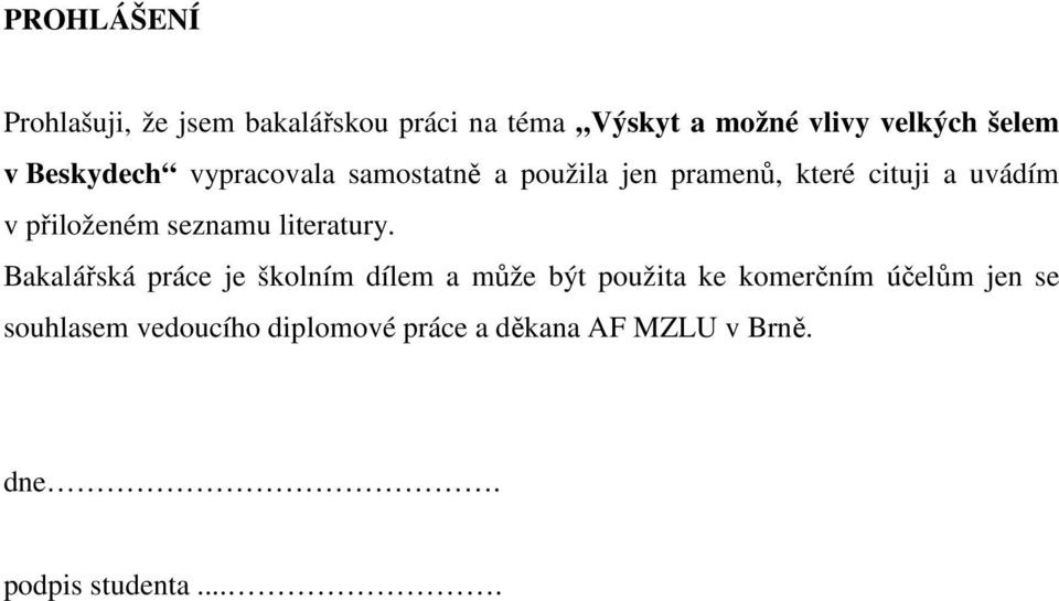 seznamu literatury.