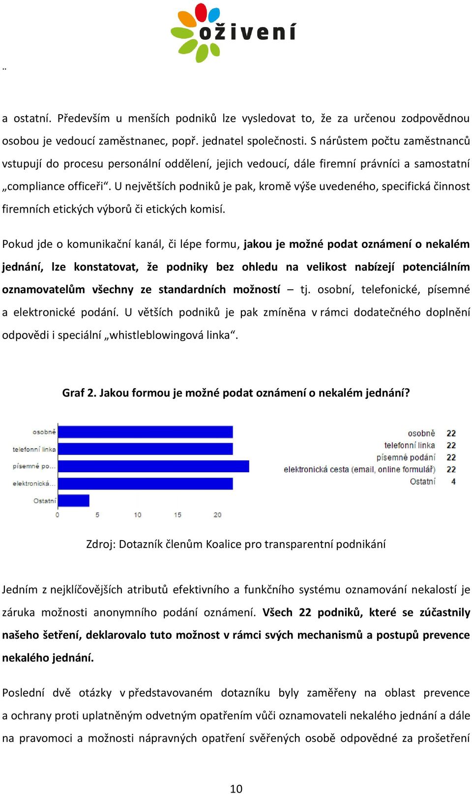 U největších podniků je pak, kromě výše uvedeného, specifická činnost firemních etických výborů či etických komisí.