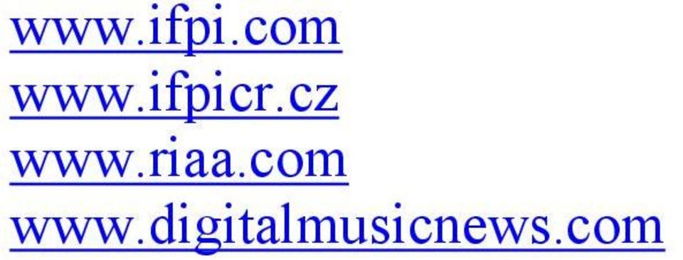 cz www.riaa.