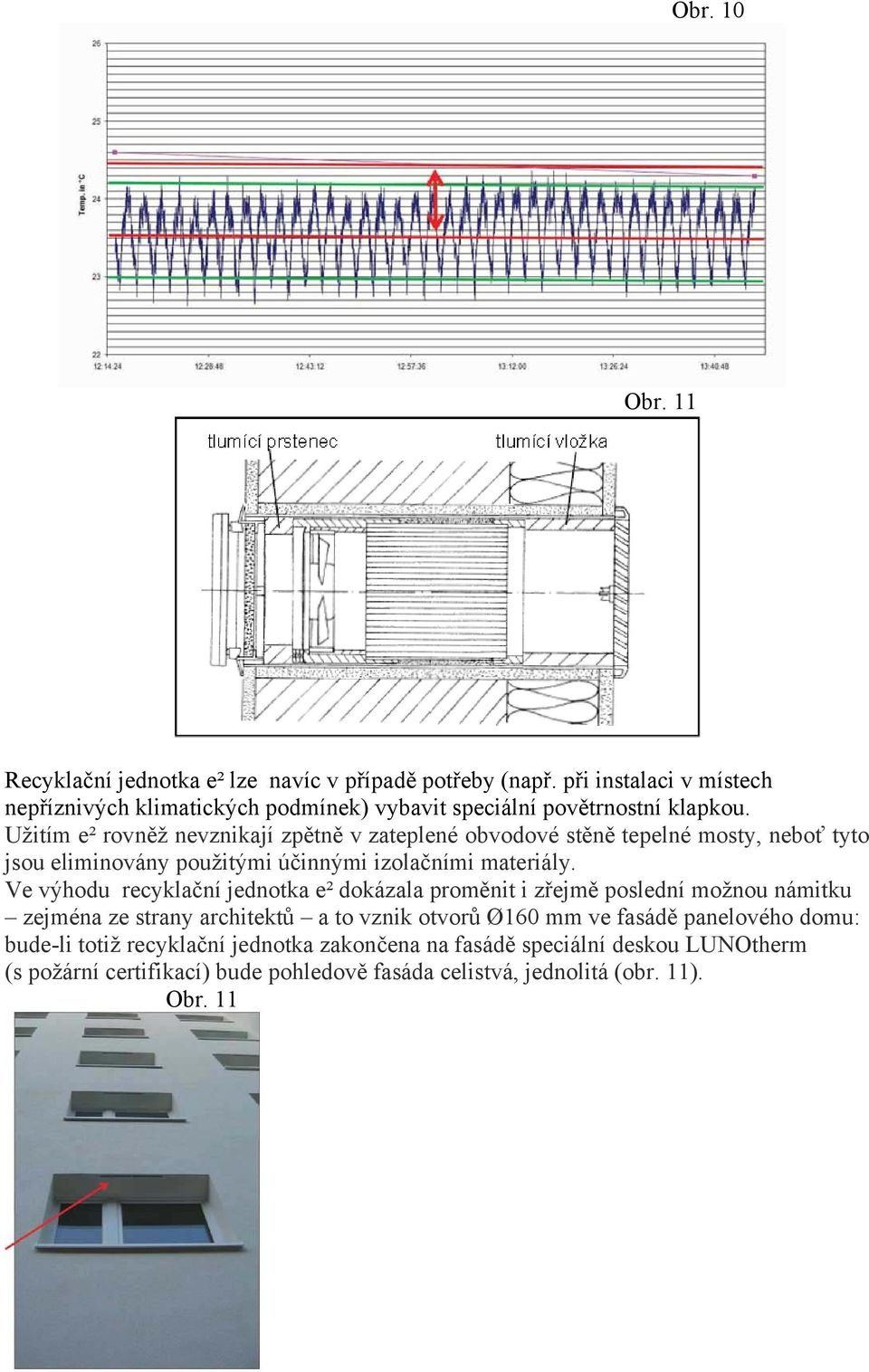 Užitím e² rovněž nevznikají zpětně v zateplené obvodové stěně tepelné mosty, neboť tyto jsou eliminovány použitými účinnými izolačními materiály.