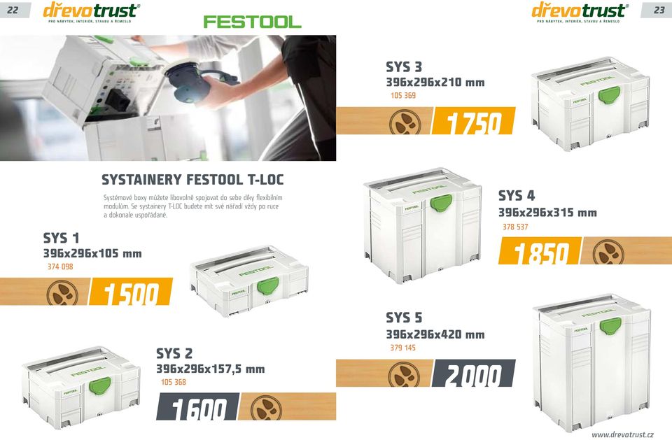 Se systainery T-LOC budete mít své nářadí vždy po ruce a dokonale uspořádané.