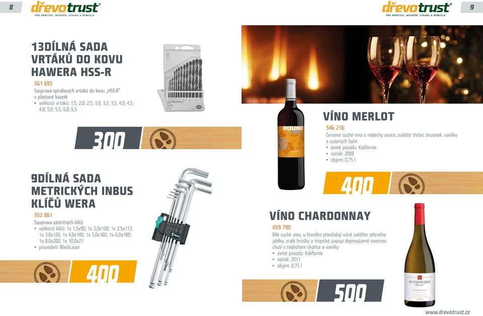 provedení: BlackLaser 400 VÍNO MERLOT 546 216 Červené suché víno s nádechy ovoce, zvláště třešní, brusinek, vanilky a sušených bylin země původu: Kalifornie ročník: 2008 objem: 0,75 l 400 VÍNO