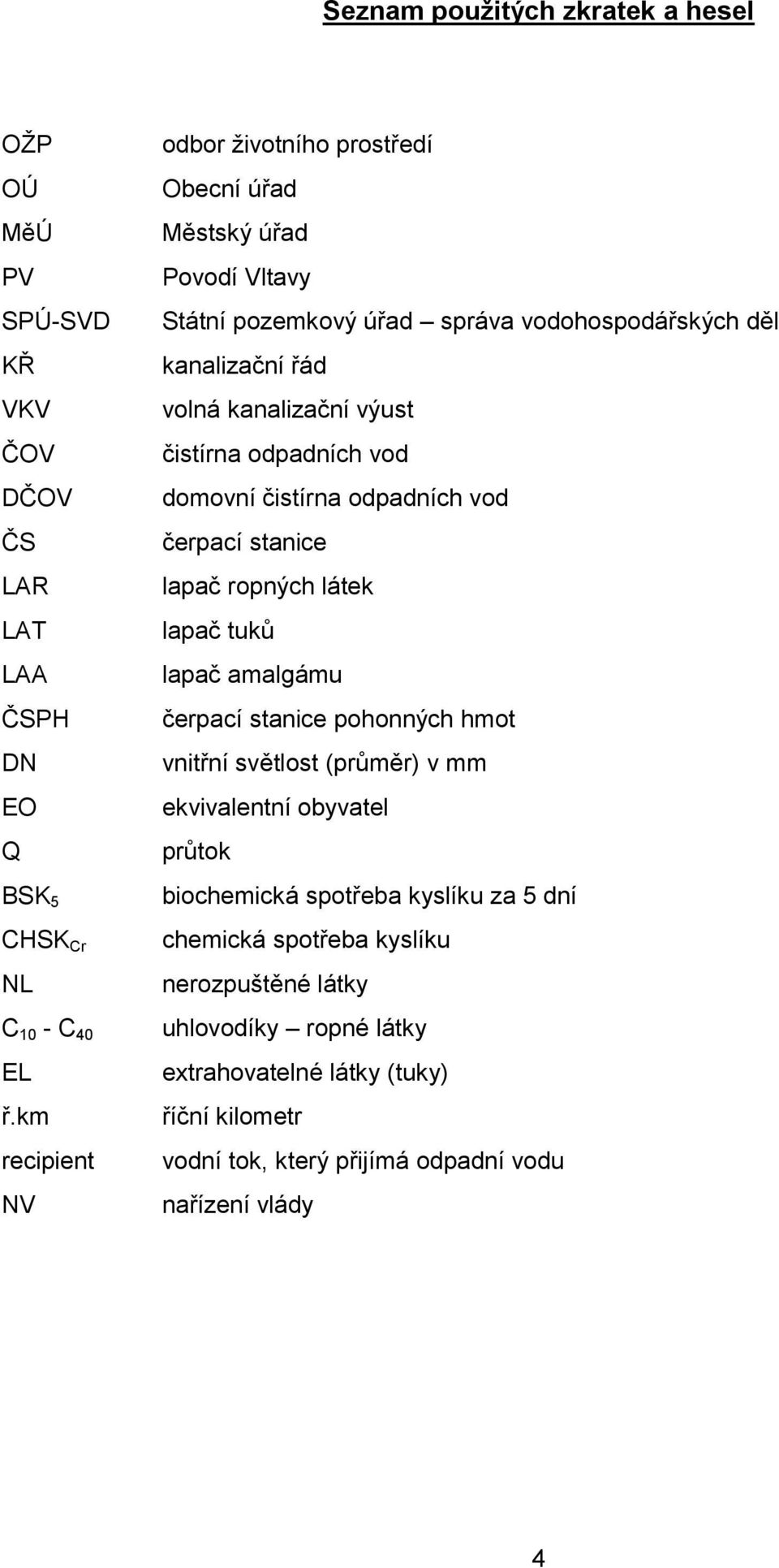 čistírna odpadních vod domovní čistírna odpadních vod čerpací stanice lapač ropných látek lapač tuků lapač amalgámu čerpací stanice pohonných hmot vnitřní světlost (průměr) v mm