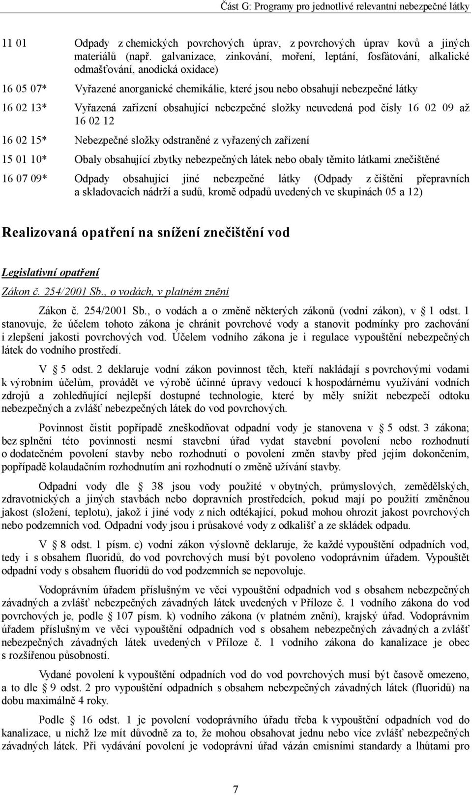 zařízení obsahující nebezpečné složky neuvedená pod čísly 16 02 09 až 16 02 12 16 02 15* Nebezpečné složky odstraněné z vyřazených zařízení 15 01 10* Obaly obsahující zbytky nebezpečných látek nebo