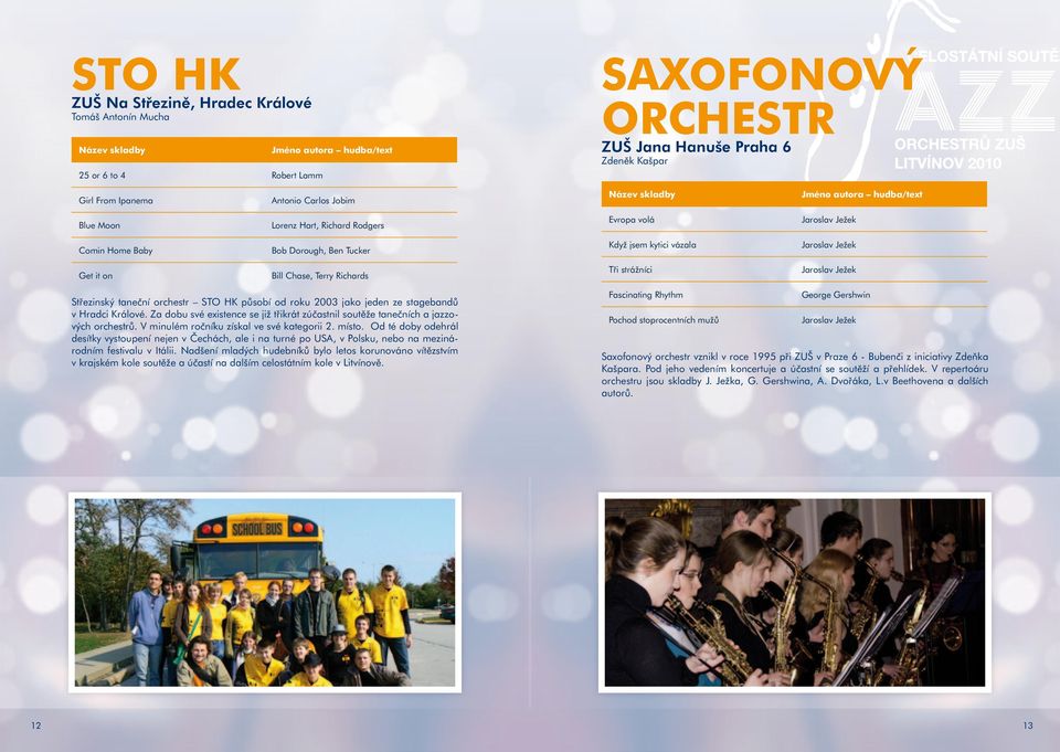 Střezinský taneční orchestr STO HK působí od roku 2003 jako jeden ze stagebandů v Hradci Králové. Za dobu své existence se již třikrát zúčastnil soutěže tanečních a jazzových orchestrů.