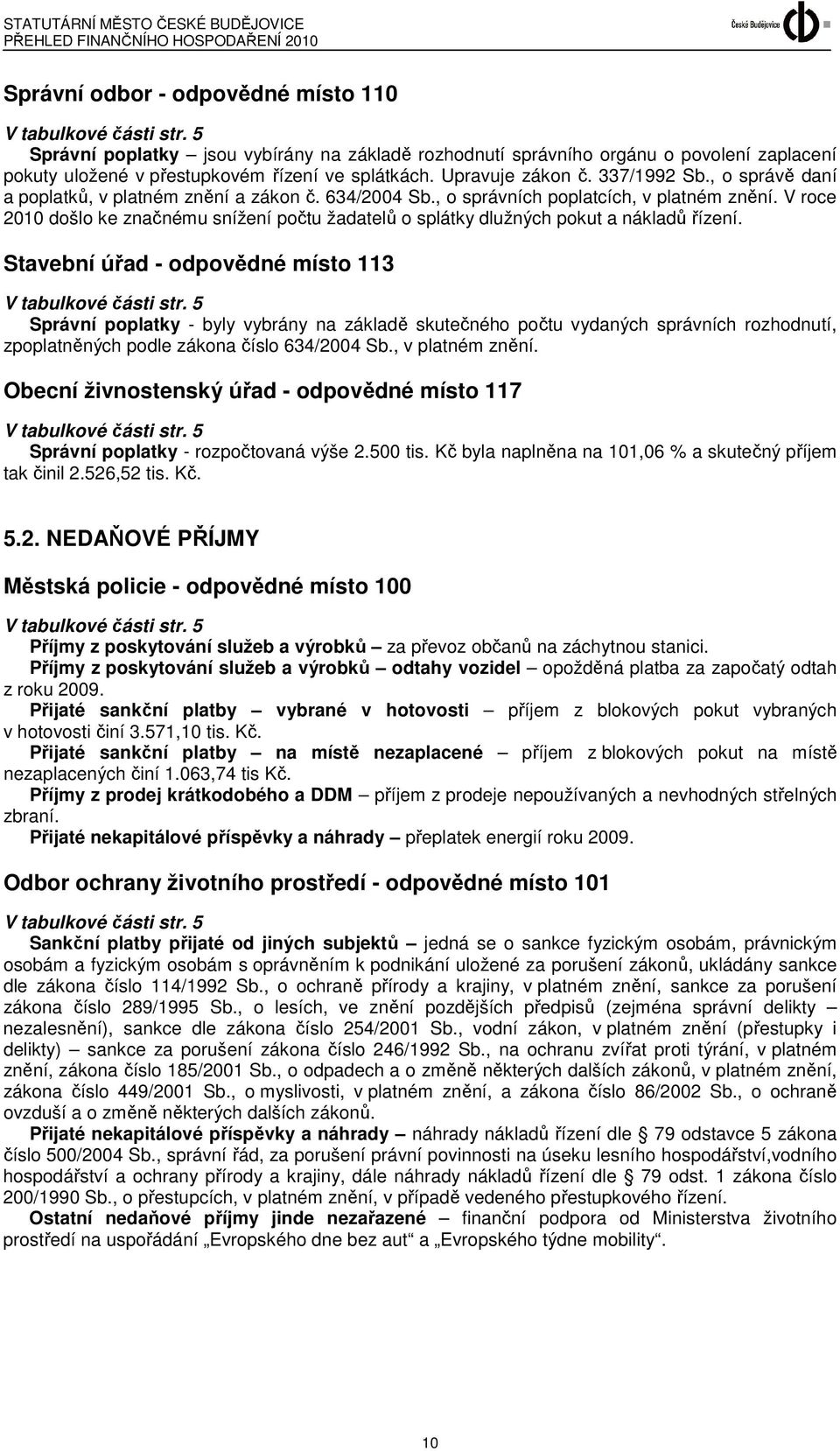 , o správě daní a poplatků, v platném znění a zákon č. 634/2004 Sb., o správních poplatcích, v platném znění.