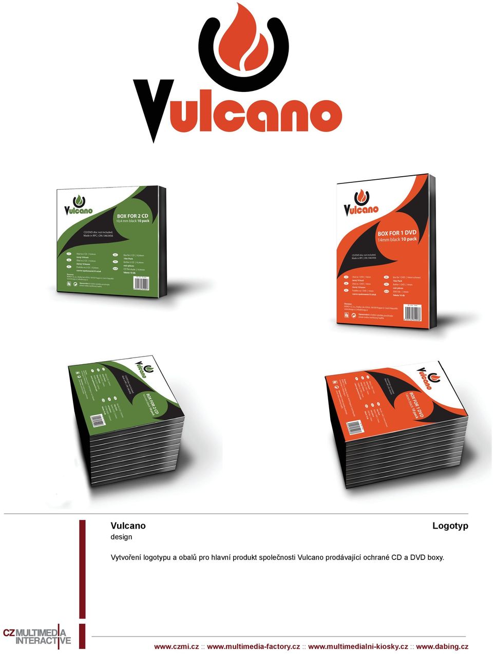 produkt společnosti Vulcano