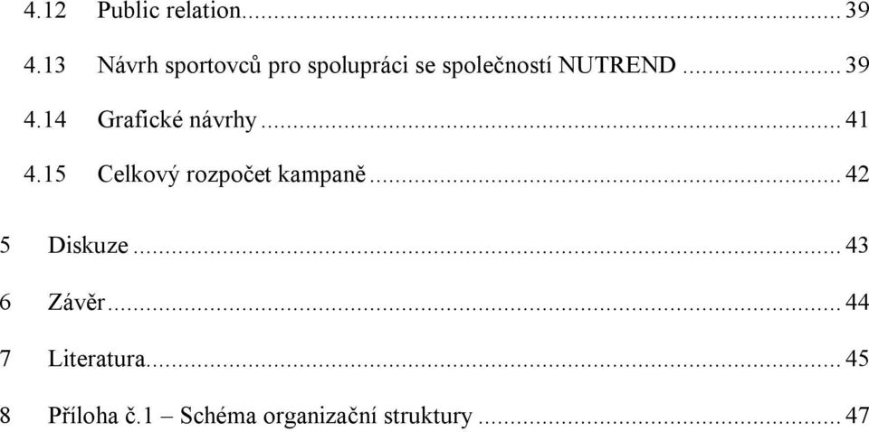 14 Grafické návrhy... 41 4.15 Celkový rozpočet kampaně.