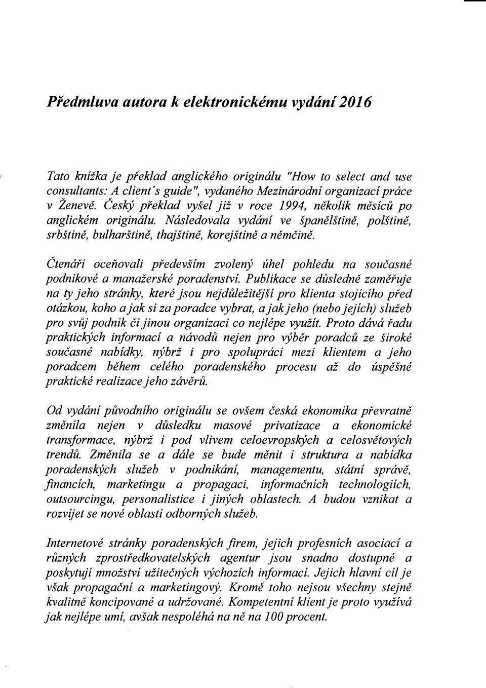 Ctendli ocefiovali piedeviim moleny tihel pohtedu na souiasnd podnikovd a manqiersk,! poradenstvf.