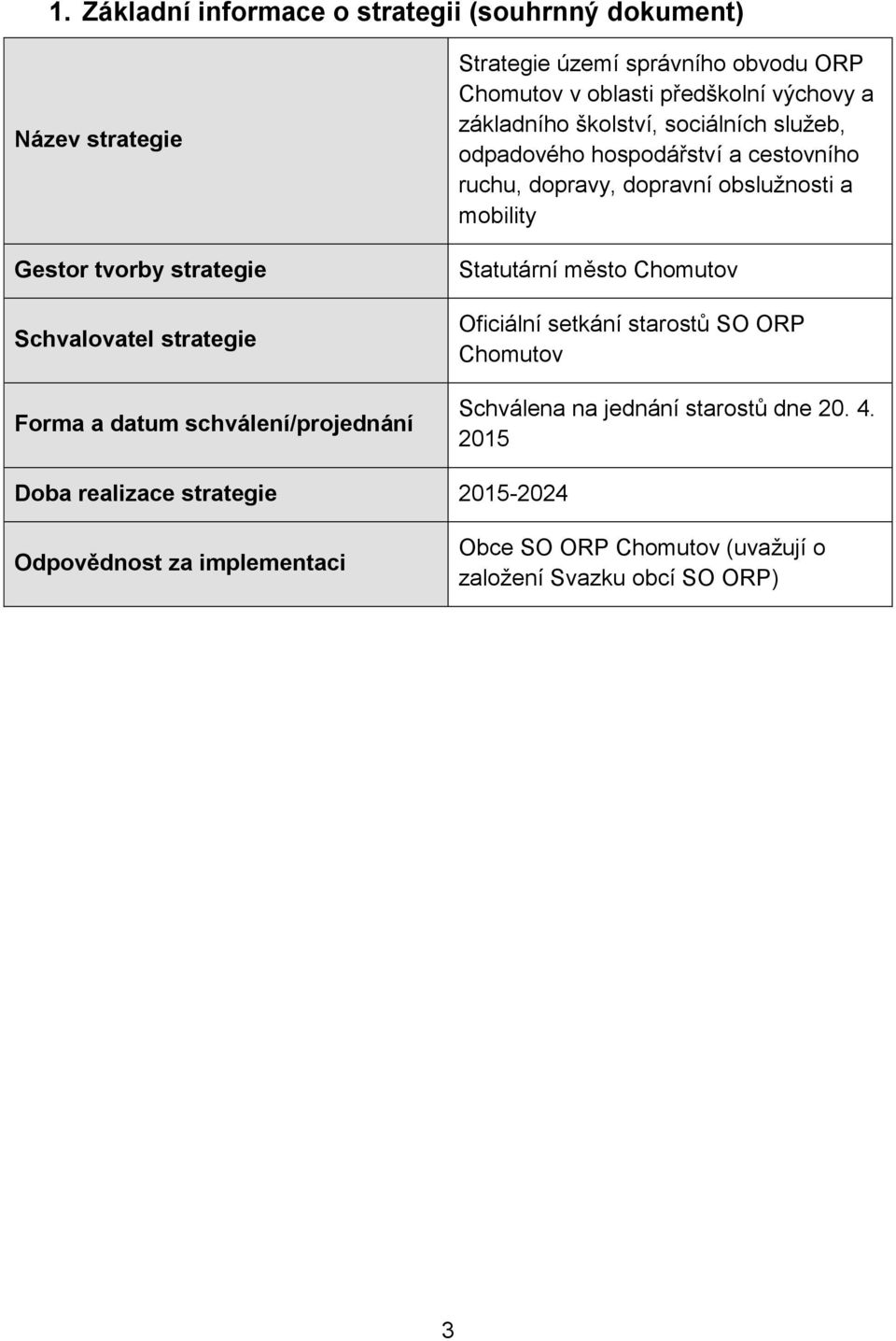 hospodářství a cestovního ruchu, dopravy, dopravní obslužnosti a mobility Statutární město Chomutov Oficiální setkání starostů SO ORP Chomutov