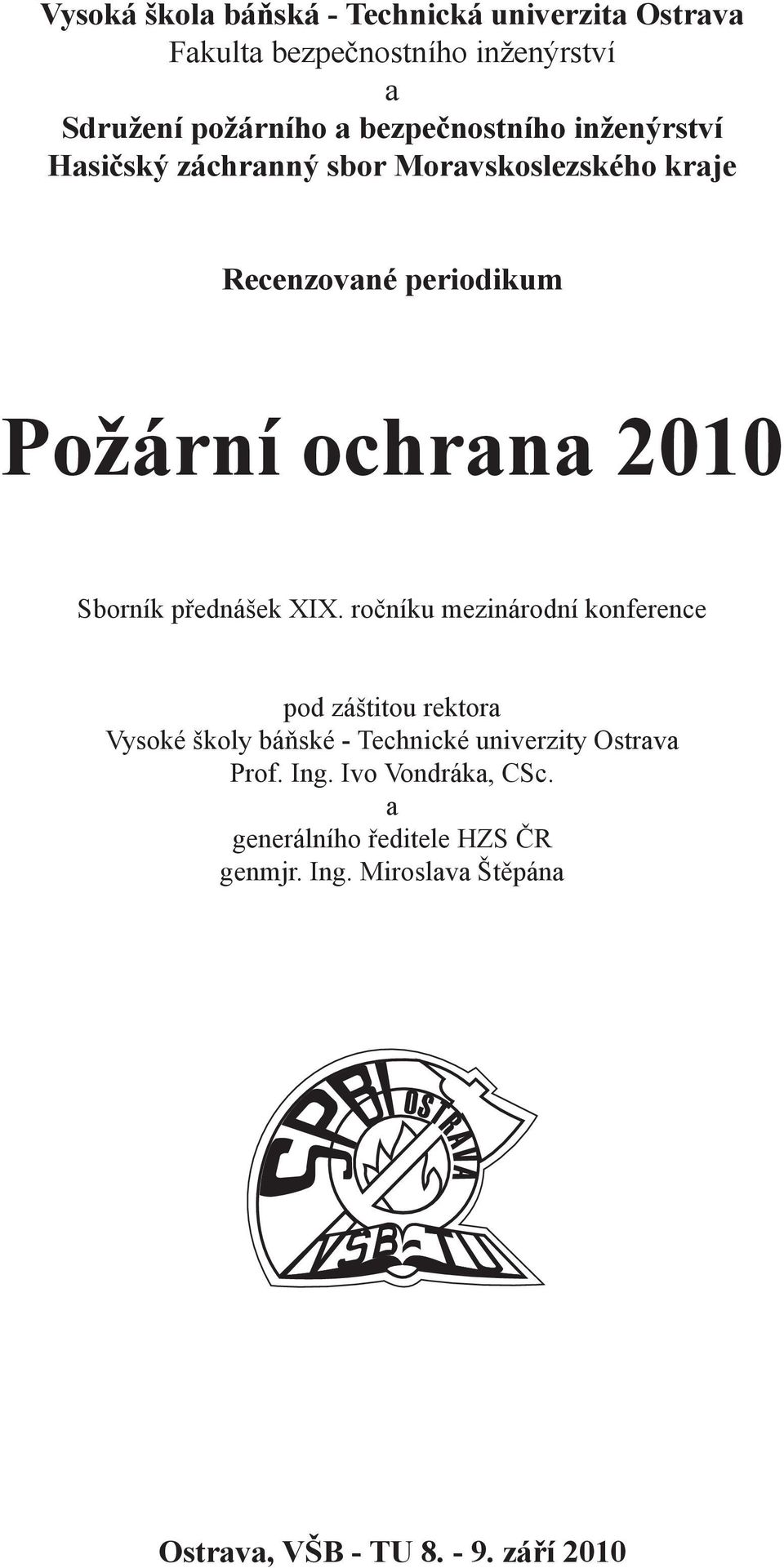 Sborník přednášek XIX.