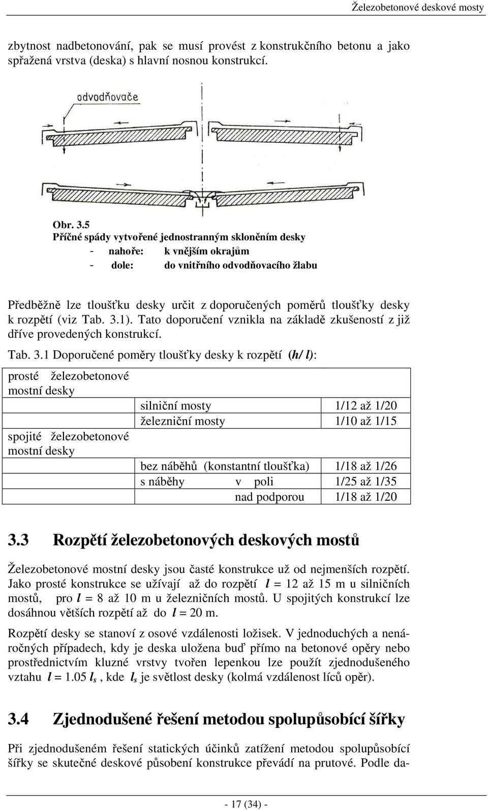 rozpětí (viz Tab. 3.