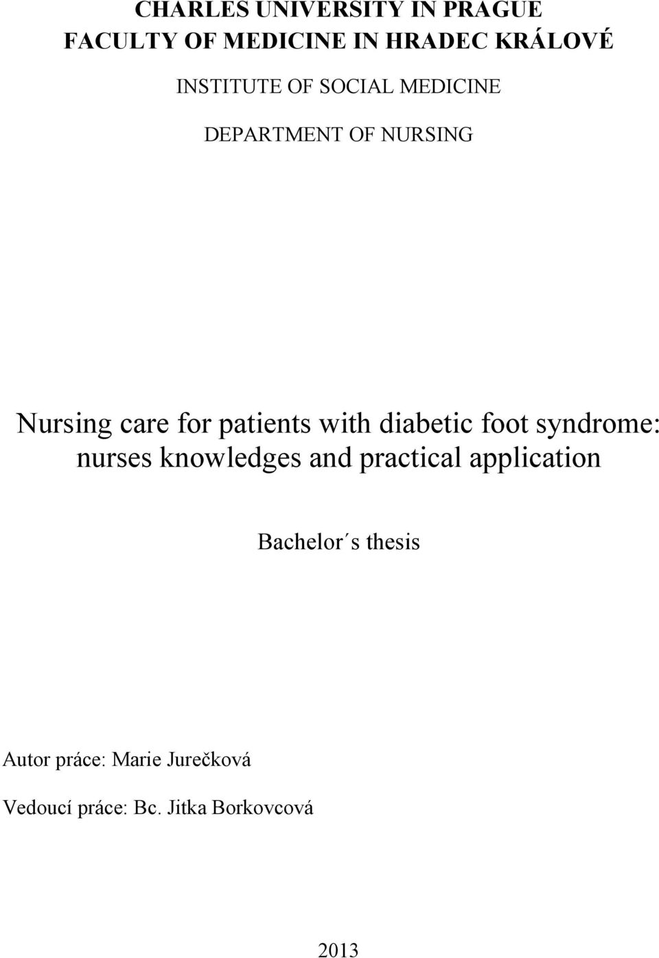 patients with diabetic foot syndrome: nurses knowledges and practical